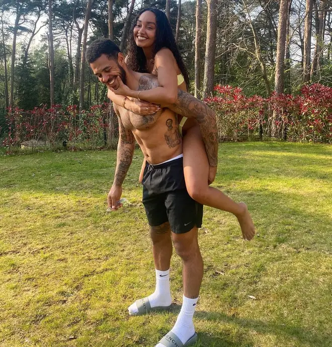 Leigh-Anne Pinnock and Andre Gray enjoyed lockdown together.