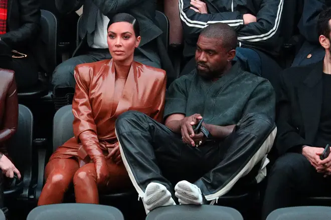 Kim and Kanye at Paris Fashion Week 2020