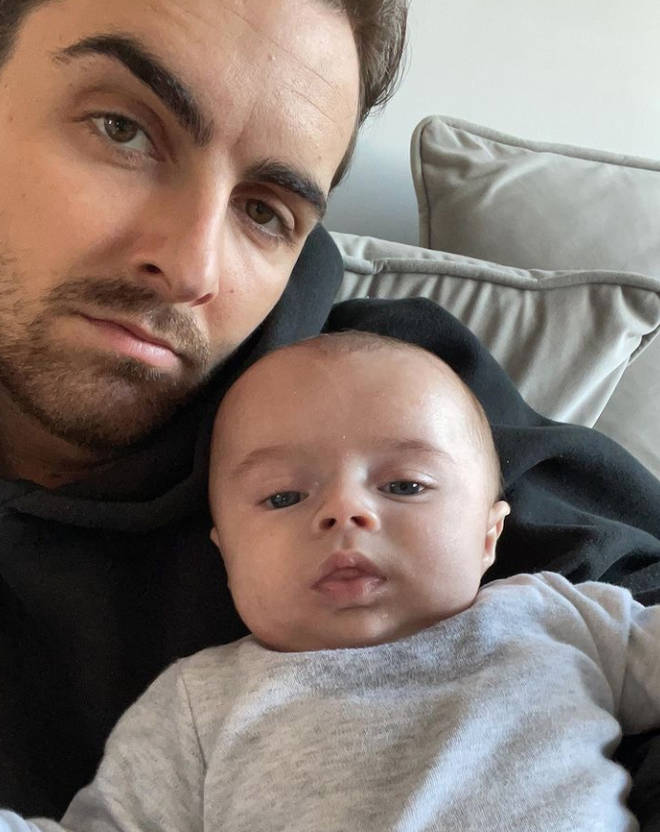 Sammy Kimmence became a dad in January with Dani Dyer