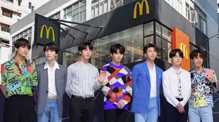 McDonald's have teamed up with BTS