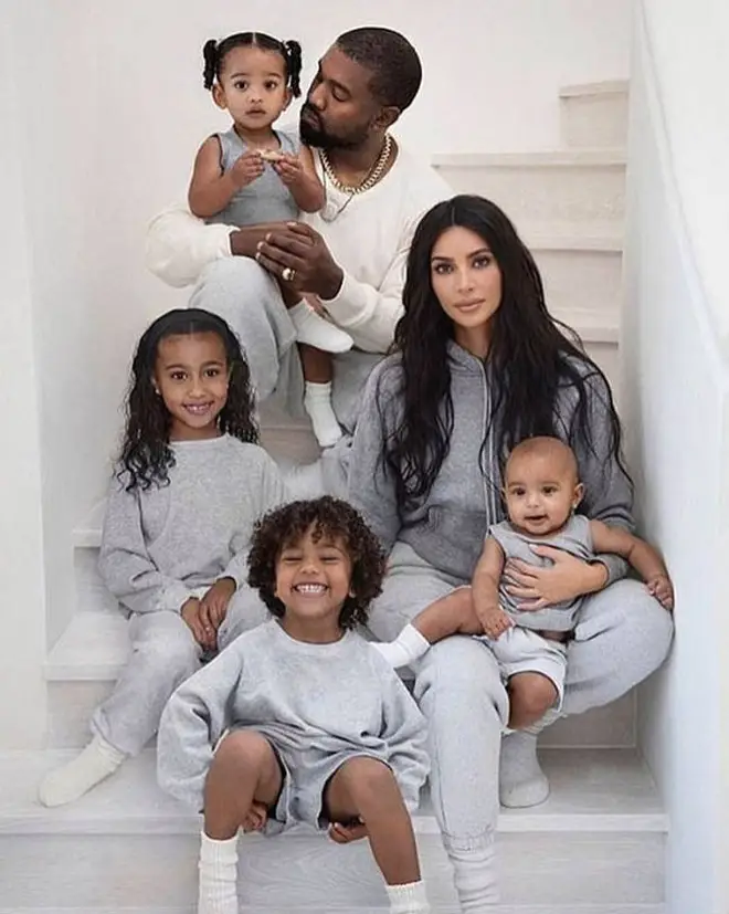 Kim Kardashian and Kanye West have four kids together.