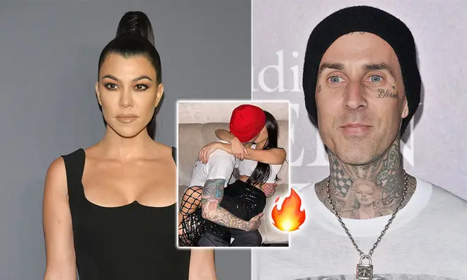 Kourtney Kardashian gave Travis Barker 'permission' to share her birthday PDA posts.