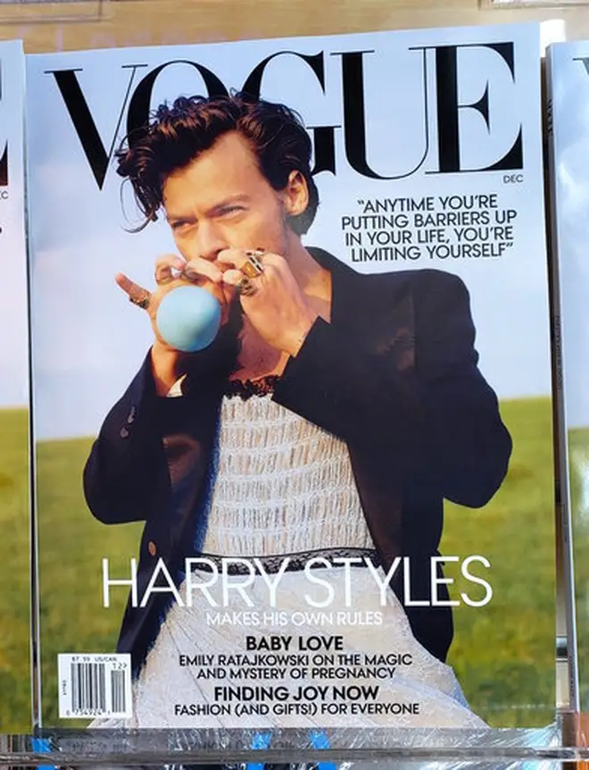 Harry Styles was praised by fans for wearing a dress on the cover of Vogue last year.
