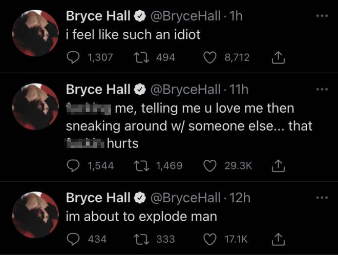 Bryce Hall was seemingly furious about the Addison Rae/Jack Harlow dating rumours