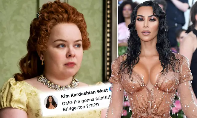 Kim Kardashian freaks out discovering she was huge Bridgerton inspiration
