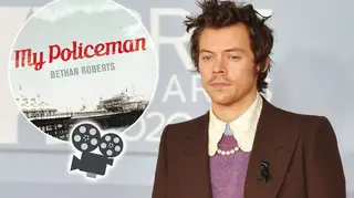 The production for My Policeman is underway, starring Harry Styles, Emma Corrin and David Dawson.