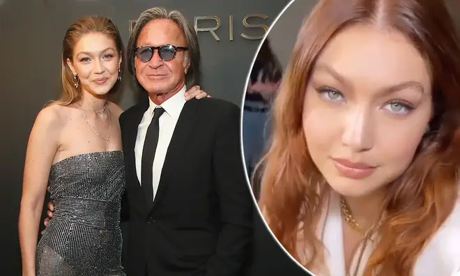 Gigi Hadid's dad Mohamed wished her a Happy Birthday with a series of baby snaps.