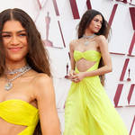 Zendaya wore a Valentino gown to the 2021 Oscars
