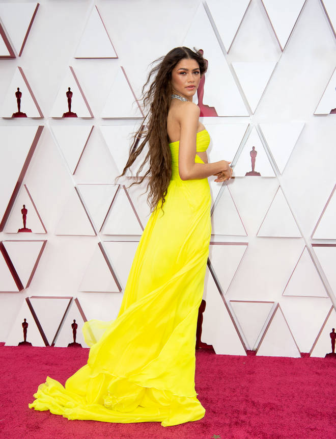 Zendaya looked sensational on the red carpet at the Oscars