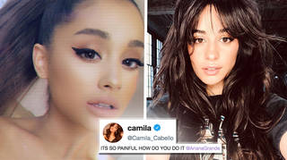 Camila Cabello and Ariana Grande's hilarious Twitter interaction about high ponytail pain is everything