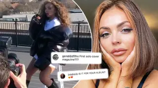 Jesy Nelson's fans have been guessing what her photo shoot is for.