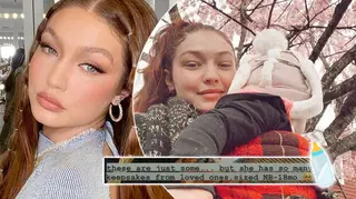 Gigi Hadid has given fans an unseen glimpse into her baby shower last summer.