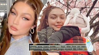 Gigi Hadid has given fans an unseen glimpse into her baby shower last summer.