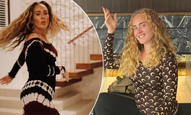 Adele shared some rare snaps on her 33rd birthday.