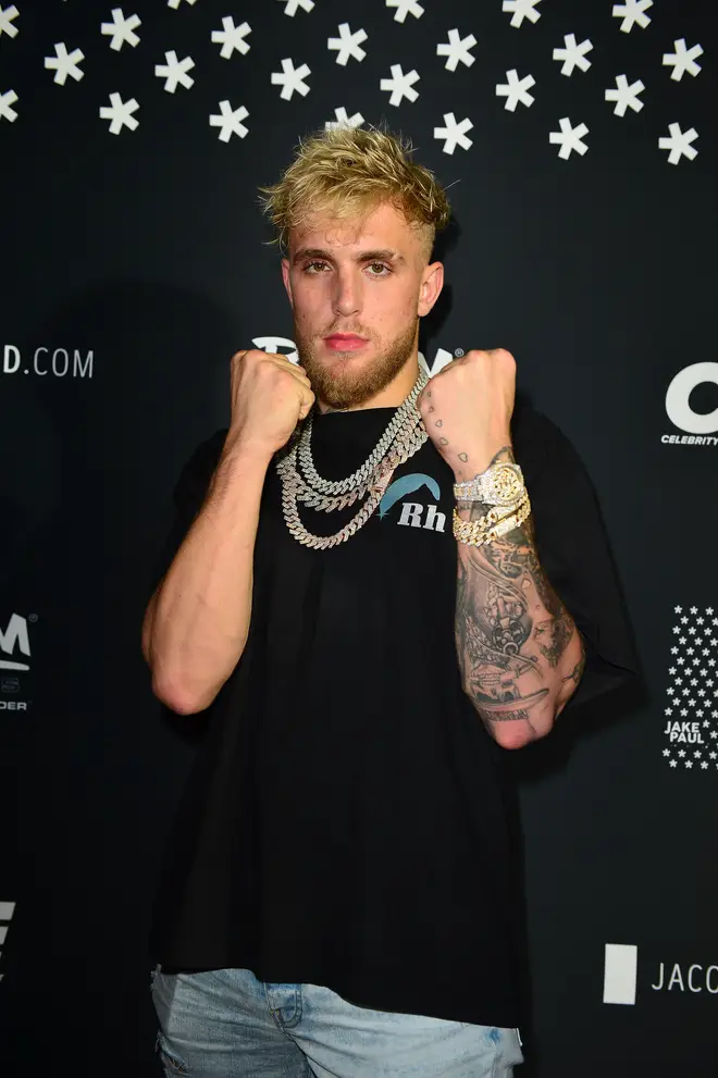 Jake Paul stole Floyd Mayweather's cap before they got into a brawl
