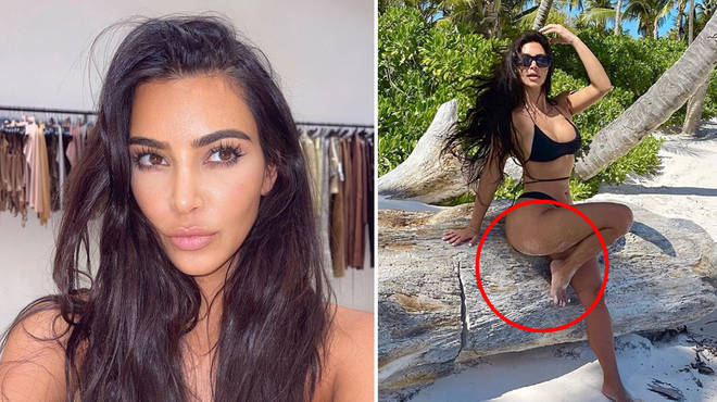 Kim Kardashian had everyone zooming in on her feet in her latest upload