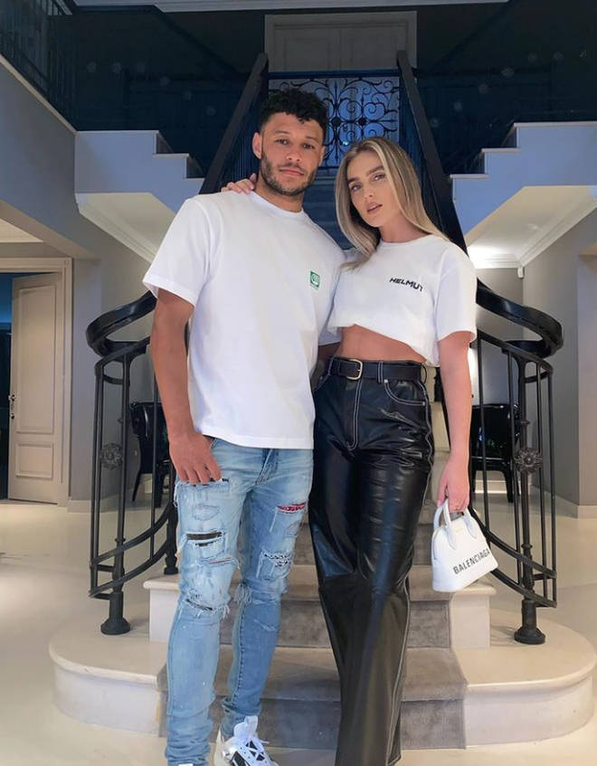 Perrie Edwards is pregnant with her first baby with boyfriend Alex Oxlade-Chamberlain