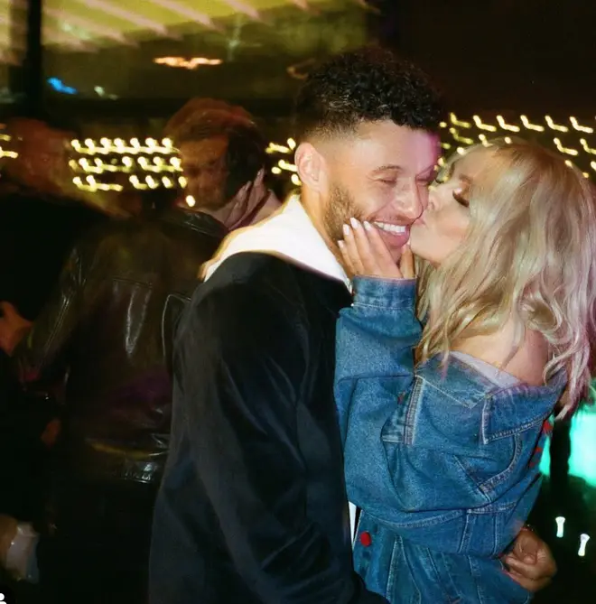 Perrie Edwards is pregnant with her first baby with boyfriend Alex Oxlade-Chamberlain.
