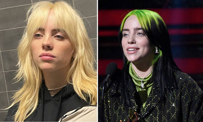 Billie Eilish dyed her hair blonde after seeing a fan edit