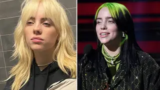 Billie Eilish dyed her hair blonde after seeing a fan edit