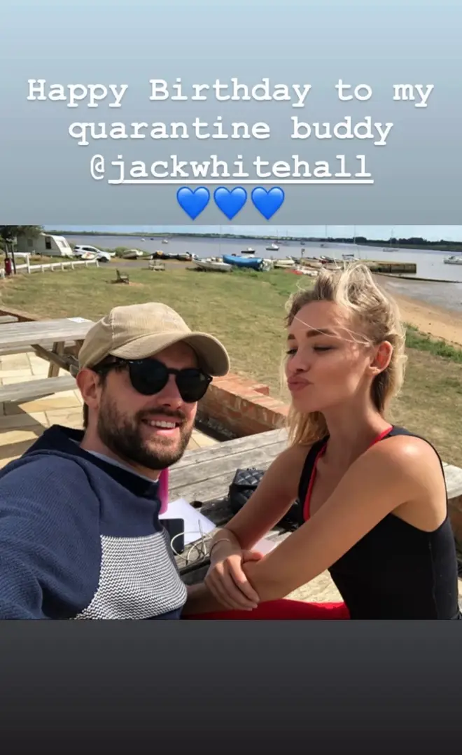 Roxy Horner has been living with Jack Whitehall since March last year.