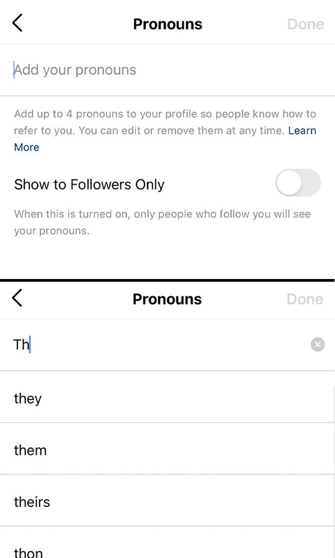 How To Update Instagram Pronouns