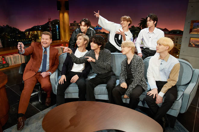 BTS feature on the Friends reunion show as well as James Corden