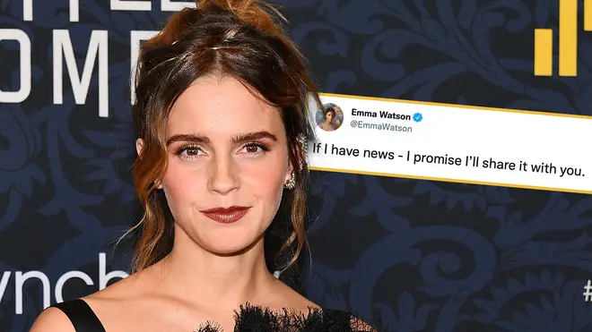 Emma Watson promised to keep fans informed on news