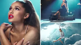 Ariana Grande's breathin' music video is finally here & we see her with her 'head in the clouds'