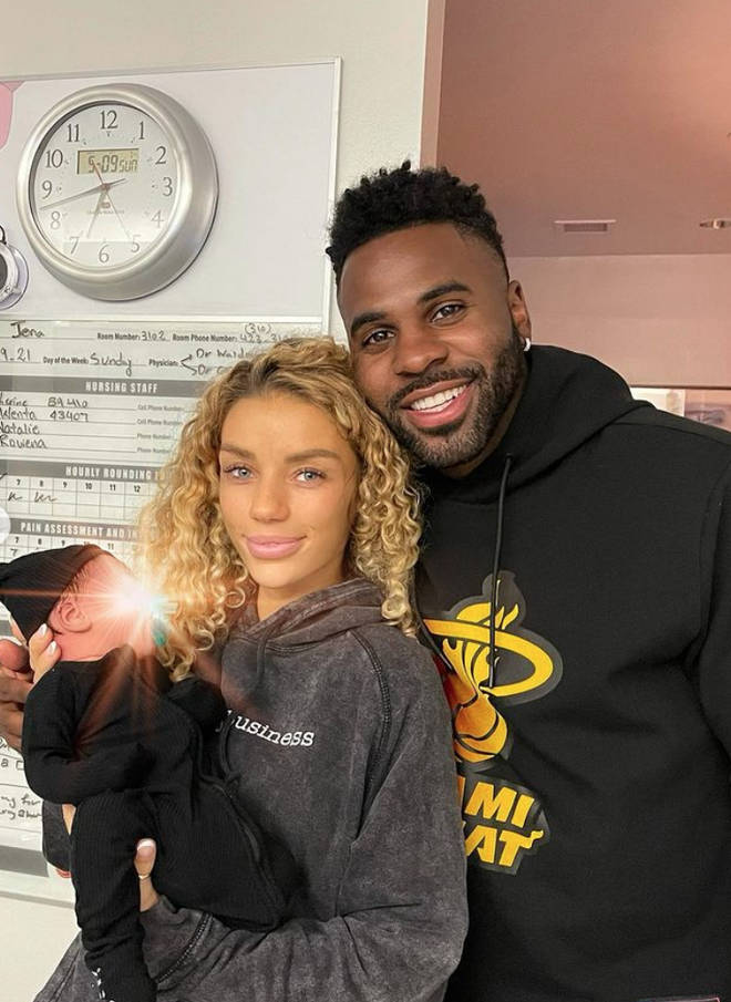 Jason Derulo and Jena Frumes have welcomed their son.