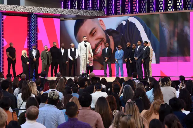 Drake accepted the award of Artist of the Decade at the BBMAs