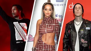 Rita Ora has been linked to A$AP Rocky and Travis Barker