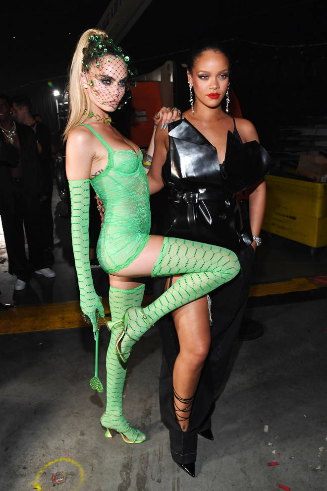Rihanna and Cara Delevingne both walked the Savage X Fenty Show