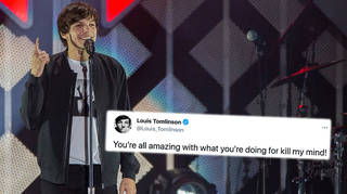Louis Tomlinson thanked his fans for their support
