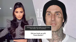 Kim Kardashian addressed claims she was romantically involved with Travis Barker