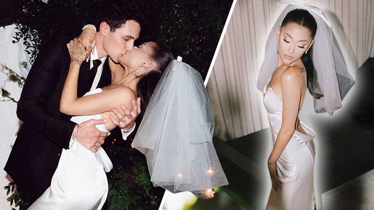A Closer Look At Ariana Grande's Stunning Vera Wang Wedding Dress - Capital