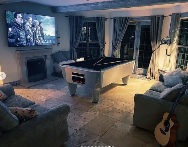 James Arthur's house is ideal for having friends over