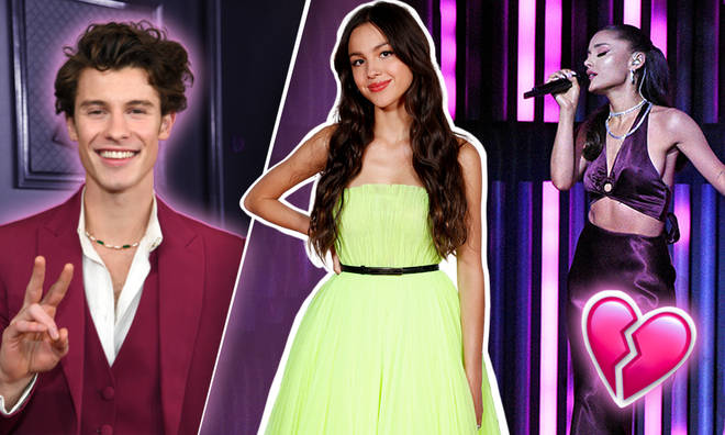 The likes of Shawn Mendes, Olivia Rodrigo and Ariana Grande are here to help you through heartbreak