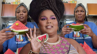 Lizzo has tried the latest viral TikTok trend where people are pairing watermelons with mustard