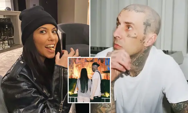 Kourtney Kardashian and Travis Barker sparked engagement rumours