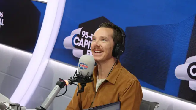 Benedict Cumberbatch in the Capital studio