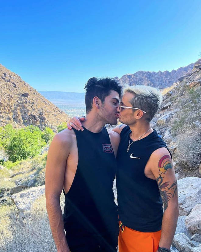 Frankie Grande and Hale Leon got engaged in a virtual experience