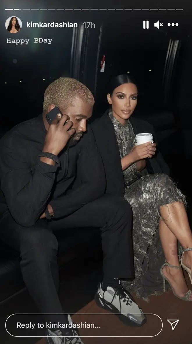 Kim Kardashian posted pictures with ex Kanye West for his birthday