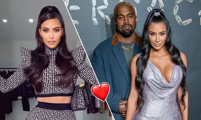 Kim Kardashian told Kanye West she loves him 'for life' in birthday post