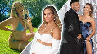 Perrie Edwards posts a beautiful pic of her growing bump
