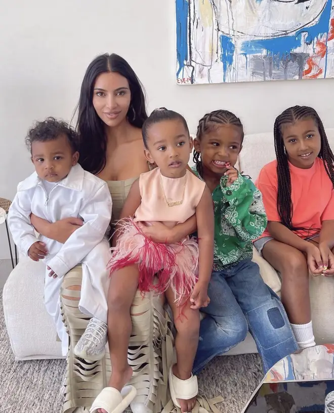 Kim Kardashian and Kanye West share custody of their four kids