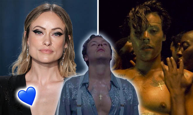 Olivia Wilde is borrowing more of Harry Style's music video necklaces