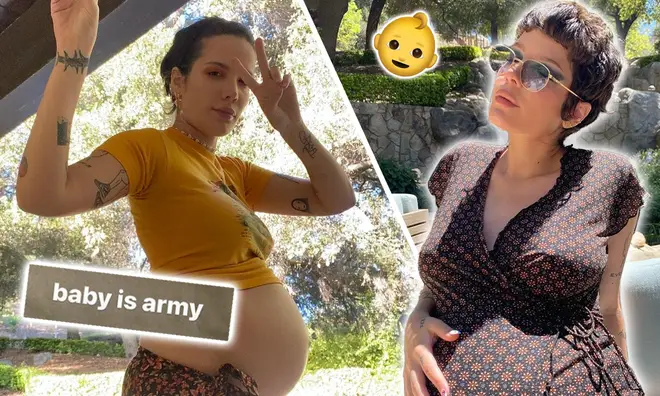 Halsey supports BTS online and claims her baby feels the same