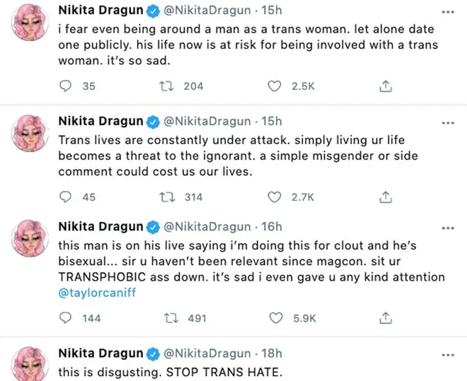 Nikita Dragun Tweets