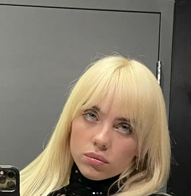 Billie Eilish is yet to reveal her chest tattoo